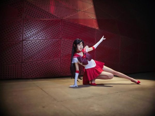 神秘黑白风格cos合集，一米八的大梨子穿jk主演
