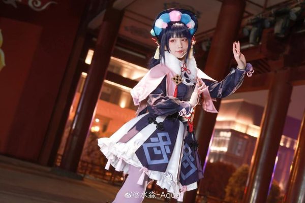 水淼aqua吉他姐姐的cos套图，为你带来最完美、最全面的视觉盛宴