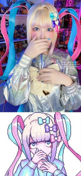 难以置信的超美安妮千夜未来cos照片