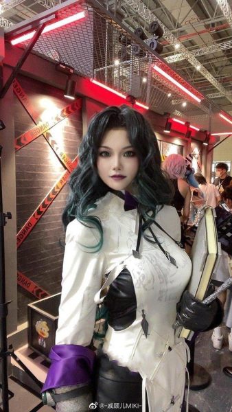 独家原图！戚顾儿cos紫霞仙子的美丽绽放