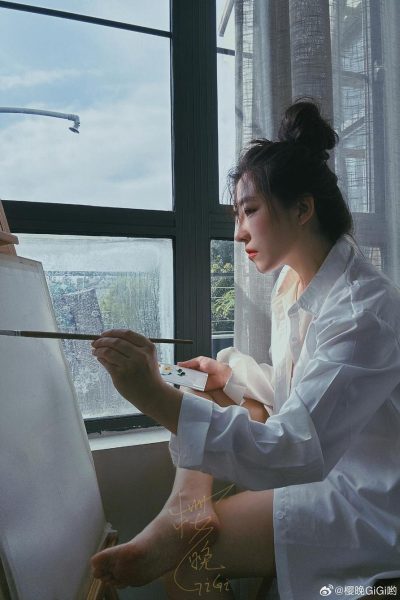 美貌与技艺并存，樱晚gigii褔利的图包你不容错过